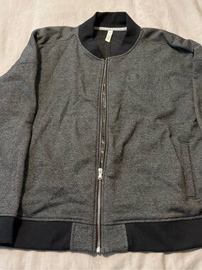 Under Armour Men's Threadborne Fleece Jacket in Dark Gray